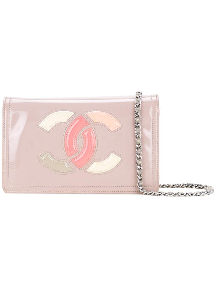 Chanel Vintage Chanel Cc Chain Shoulder Bag - Pink & Purple