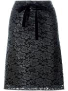 Maison Margiela Floral Lace Skirt
