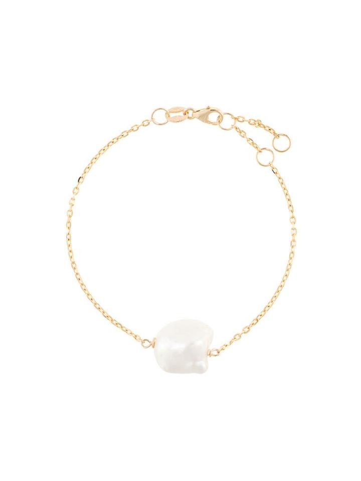 Natasha Schweitzer 9kt Yellow Gold Baroque Pearl Bracelet