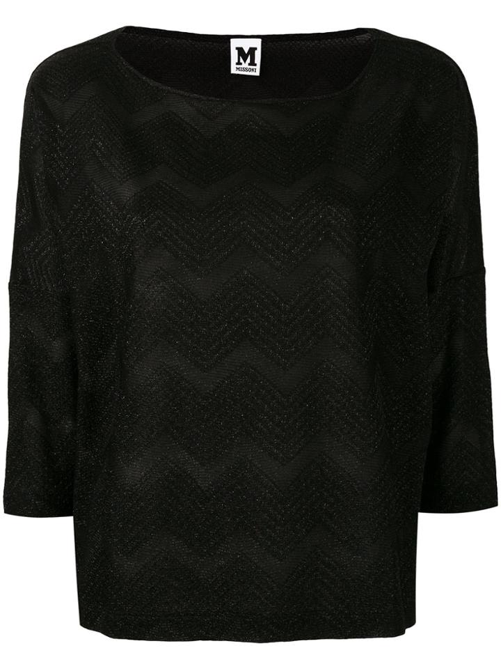 M Missoni Jersey T-shirt - Black