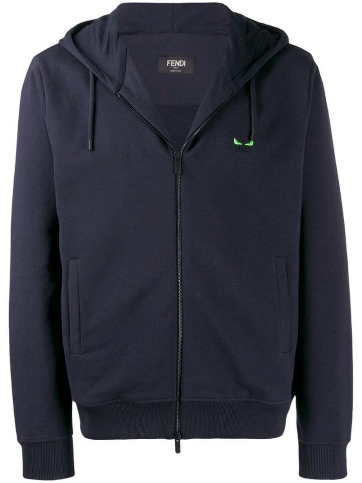 Fendi Bag Bug Eyes Hoodie - Blue