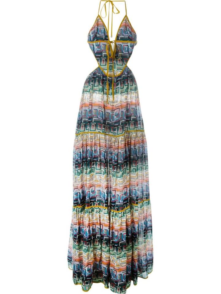 Dsquared2 Cut-out Printed Dress