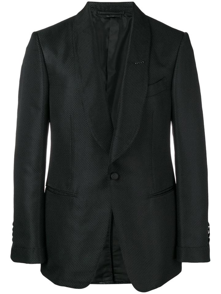 Tom Ford Textured Suit Jacket - Black