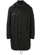 Stone Island Shadow Project Padded Fishtail Parka - Black