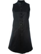 Jean Paul Gaultier Vintage Buttoned Front Dress, Women's, Size: 44, Black