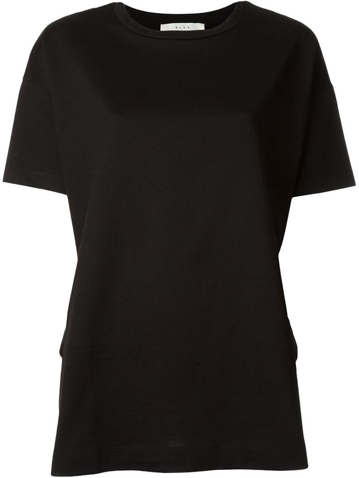 Alyx Back Print Boxy T-shirt, Women's, Size: Medium, Black, Cotton