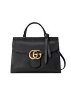 Gucci - Gg Marmont Leather Top Handle Bag - Women - Cotton/leather/metal - One Size, Women's, Black, Cotton/leather/metal
