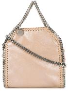 Stella Mccartney Tiny 'falabella' Tote, Women's, Nude/neutrals, Polyester/metal (other)