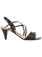 No21 Mid-heel Strappy Sandals - Black