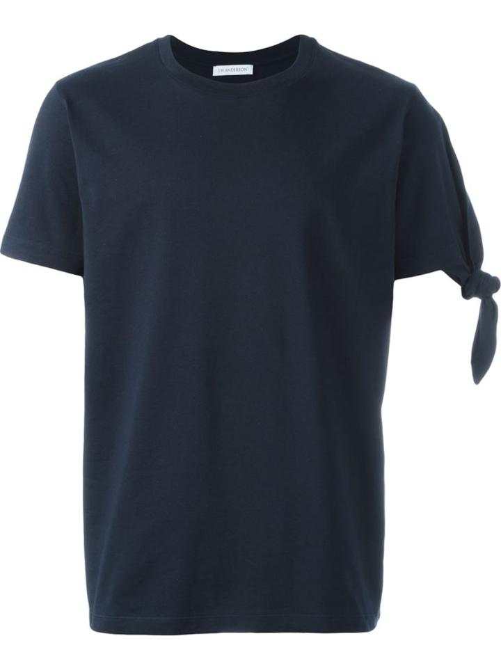 J.w.anderson Single Knot T-shirt, Men's, Size: Xs, Blue, Cotton