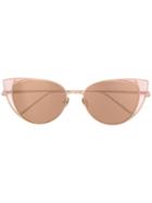 Linda Farrow 855 C6 Sunglasses - Gold