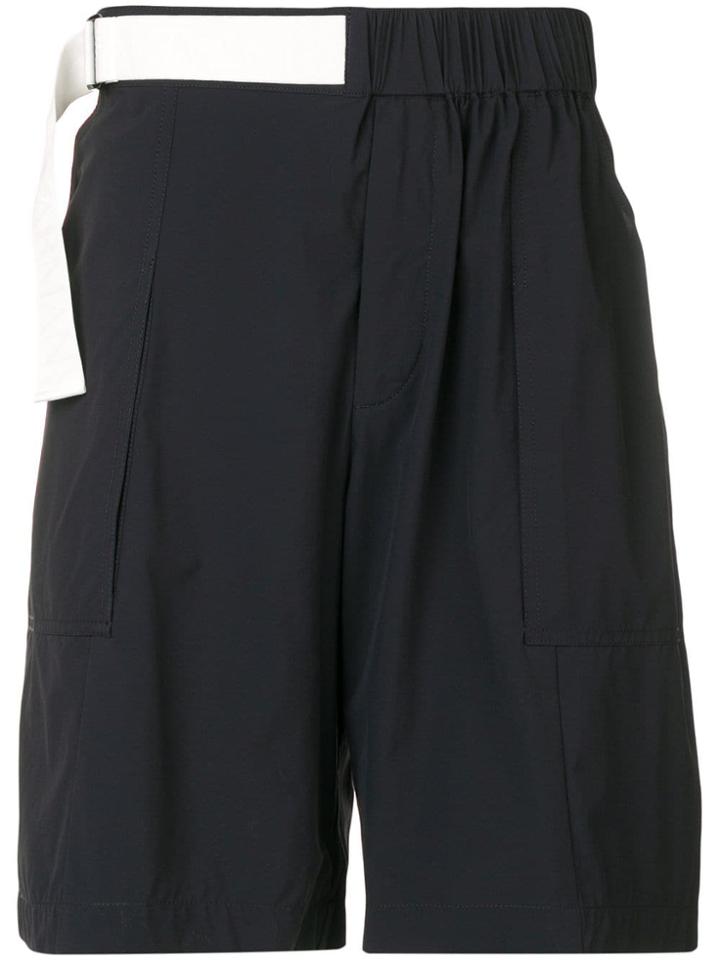 Emporio Armani Adjustable Track Shorts - Black