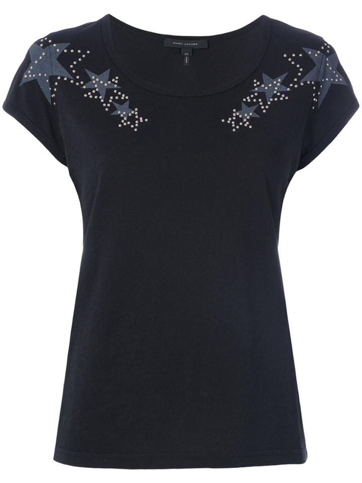 Marc Jacobs Studded Star T-shirt - Blue