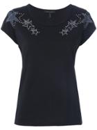 Marc Jacobs Studded Star T-shirt - Blue