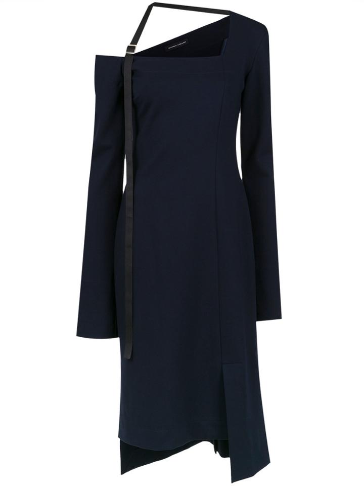 Gloria Coelho Off The Shoulder Dress - Blue