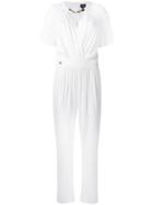 Cavalli Class Choker Wrap Jumpsuit - White