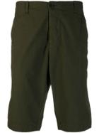 Transit Knee-high Bermuda Shorts - Green