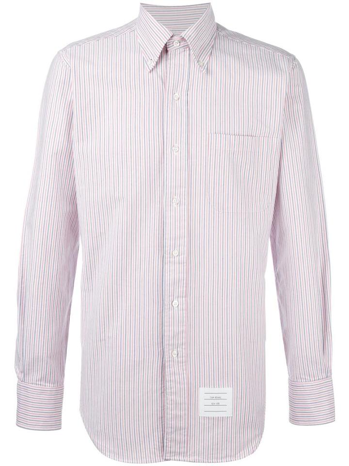 Thom Browne Striped Shirt, Men's, Size: 1, Cotton