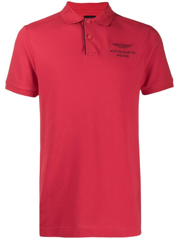 Hackett Amr Embroidered Polo