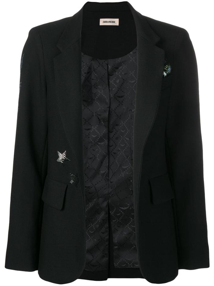 Zadig & Voltaire Very Gem Embellished Blazer - Black