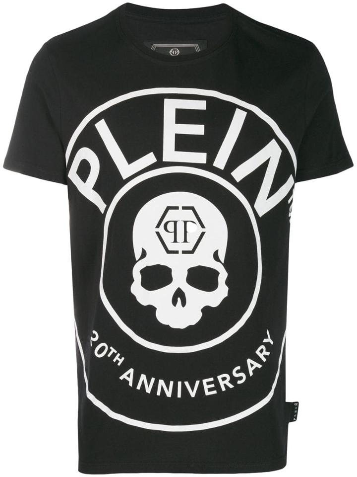 Philipp Plein Contrast Logo T-shirt - Black