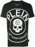 Philipp Plein Contrast Logo T-shirt - Black