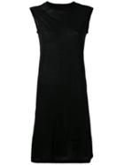 Rick Owens Drkshdw Fitted Dress, Women's, Size: Small, Black, Cotton