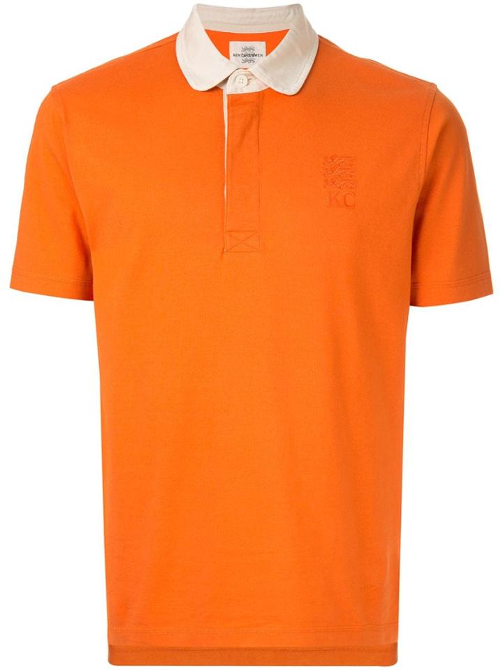 Kent & Curwen Contrast Collar Polo Shirt - Orange