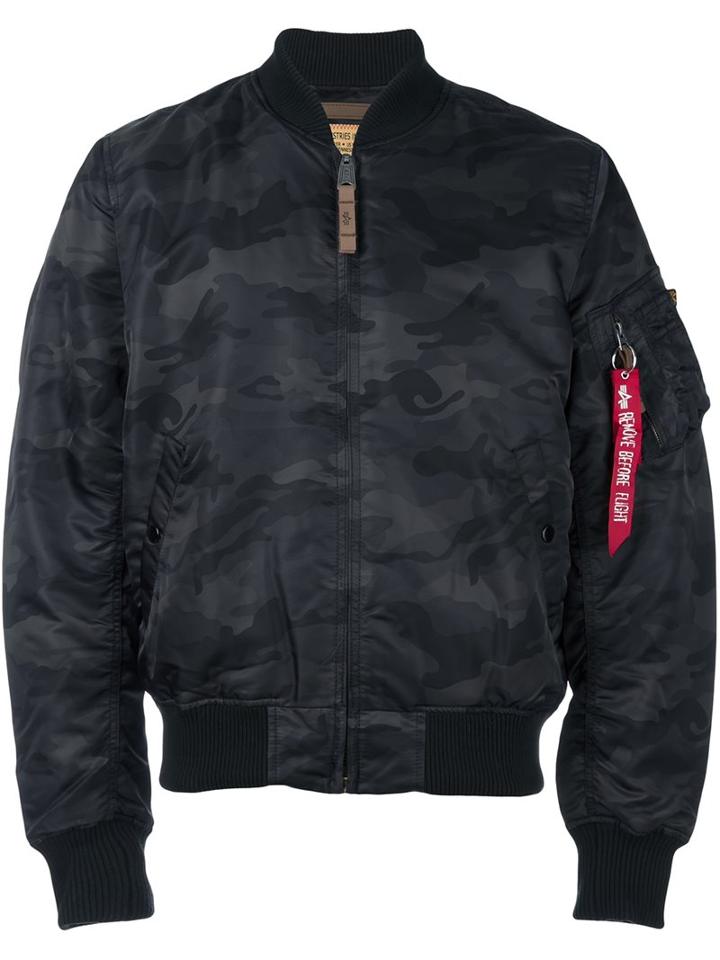 Alpha Industries Camouflage Flight Jacket