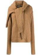 Rokh Tie-front Knitted Jumper - Brown