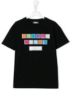 Jeremy Scott Junior Teen Keyboard Print T-shirt - Black