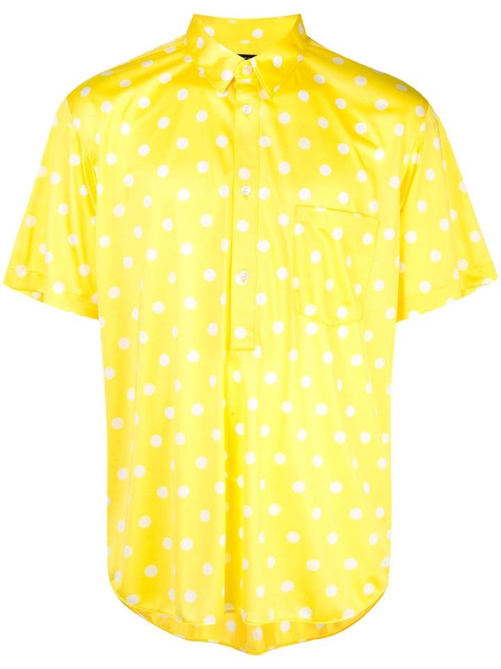 Comme Des Garçons Homme Plus Polka Dot Shirt - Yellow