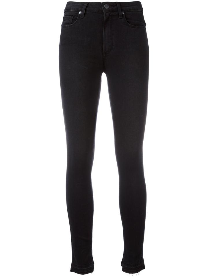 Paige Madeline Skinny Jeans, Women's, Size: 29, Black, Rayon/cotton/polyester/spandex/elastane