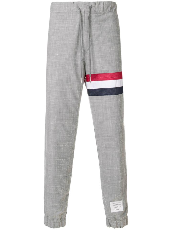 Thom Browne Signature Stripe Lounge Trousers - Grey