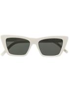 Saint Laurent Eyewear Sl276 Mica Sunglasses - White