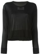 Mm6 Maison Margiela Round Neck Jumper, Women's, Size: Medium, Black, Viscose
