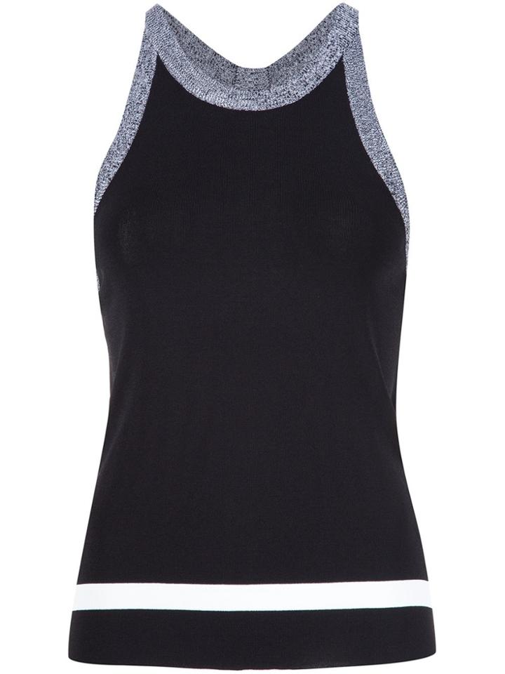 Rag & Bone Contrast Trim Top - Black