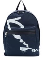 Kenzo Kenzo Signature Backpack - Blue