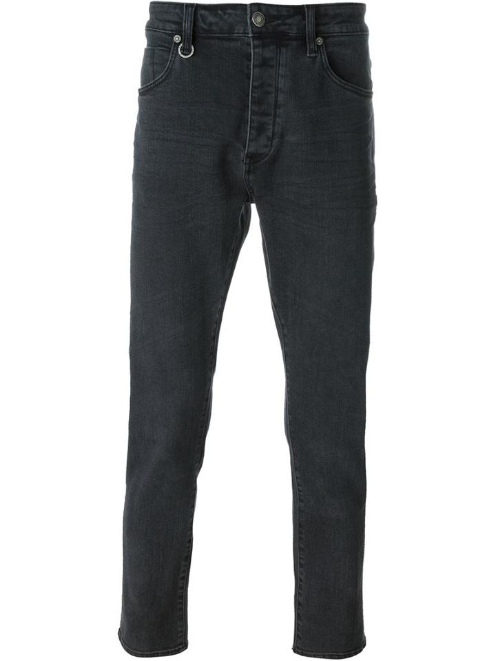 Neuw Stretch Fabric Ray Tapered Jeans, Men's, Size: 32, Black, Cotton/polyester/rayon/spandex/elastane