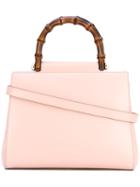 Gucci Nymphaea Tote Bag, Women's, Pink/purple, Calf Leather