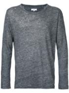 Venroy Longsleeved T-shirt, Men's, Size: Medium, Grey, Linen/flax
