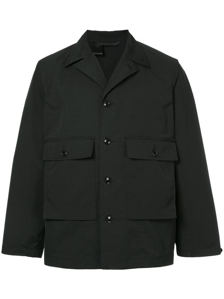 N. Hoolywood Loose Fit Military Jacket - Black