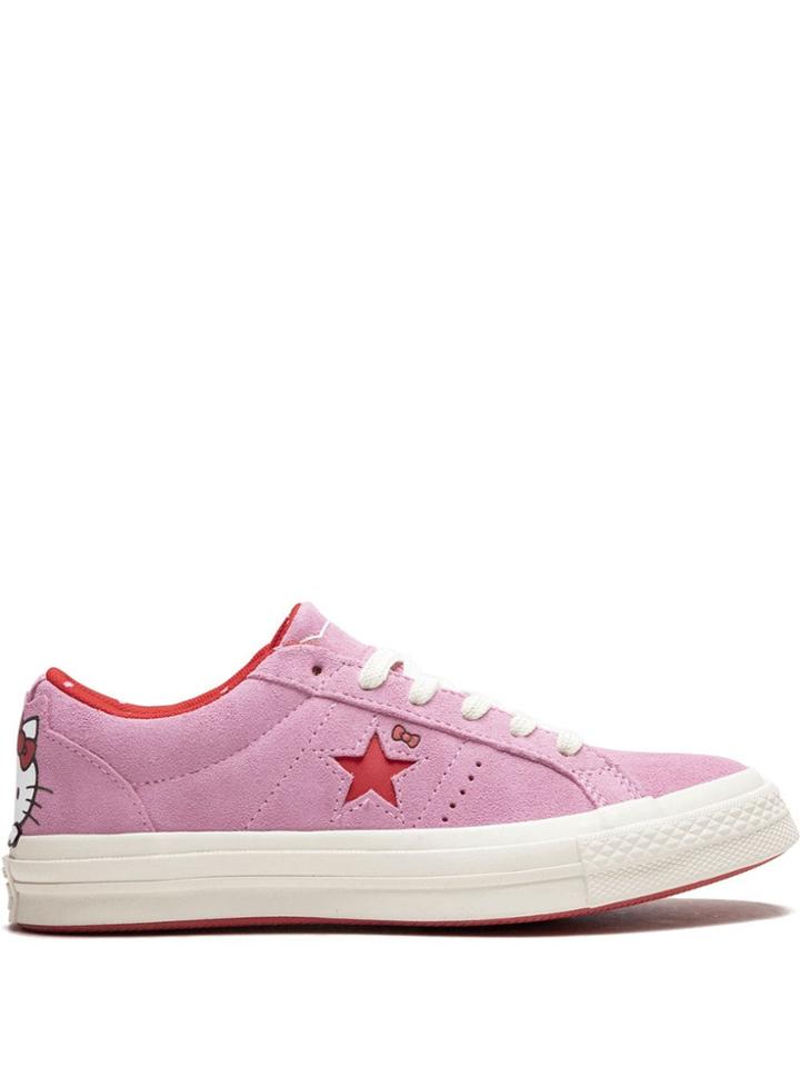 Converse One Star Kitty Sneakers - Pink