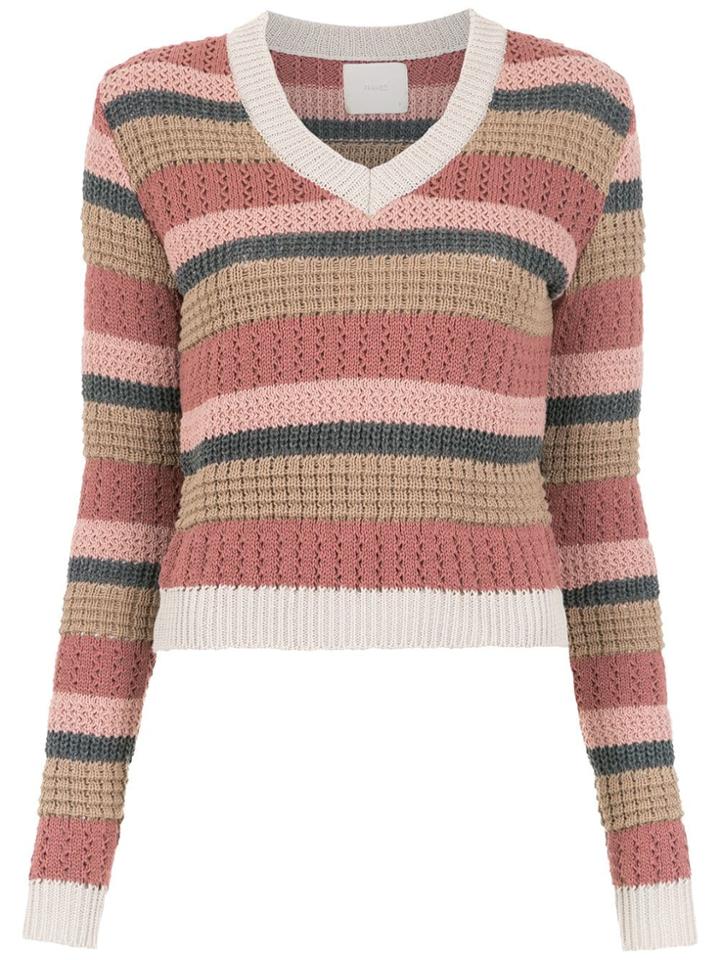 Framed Nkit Knitted Top - Multicolour