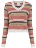 Framed Nkit Knitted Top - Multicolour