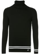 Loveless Turtleneck Knit Top - Black