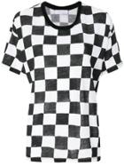 Iro Check Short-sleeve T-shirt - Black