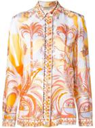 Emilio Pucci Palm Tree Shirt - Orange