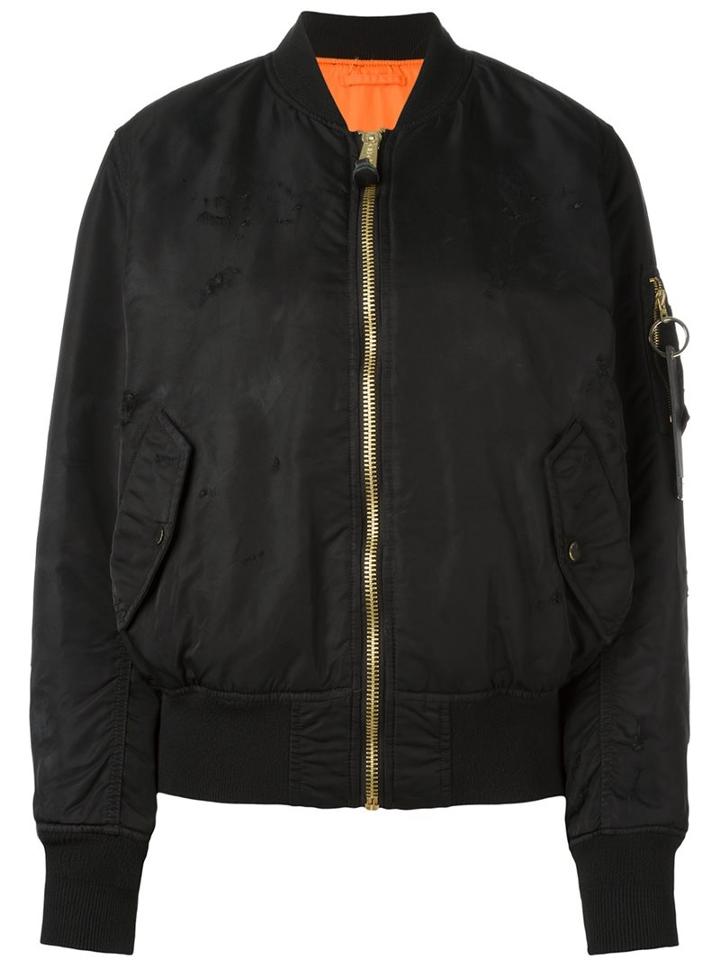 Alyx Reversible Bomber Jacket, Women's, Size: Small, Black, Nylon/polyester