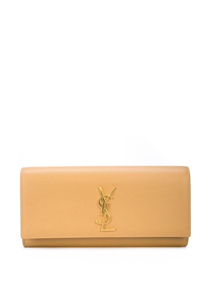 Saint Laurent Kate Clutch - Brown